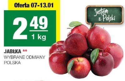 Jabłka promocja w SPAR