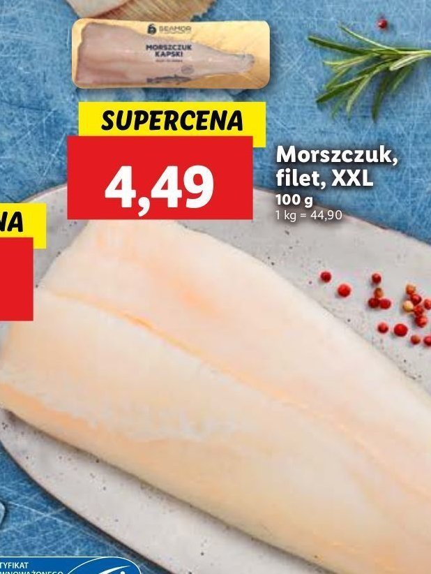 Morszczuk filet bez skóry promocja