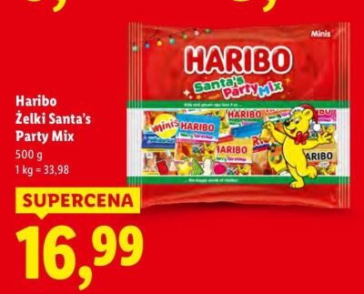Żelki Haribo Santa's Party Mix promocja w Lidl