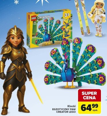 Klocki EGZOTYCZNY PAW CREATOR LEGO promocja w Carrefour Market