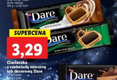 Ciastka śmietankowo-czekoladowe Eti dare promocja
