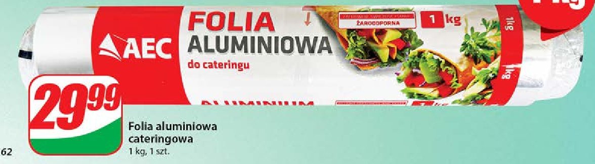 Folia aluminiowa 1 kg Aec promocja