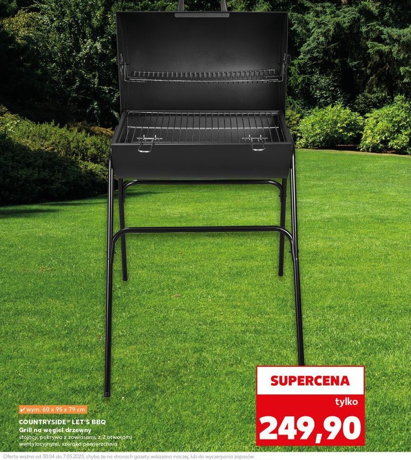 Grill 60 x 95 x 79 cm K-classic let's bbq promocja