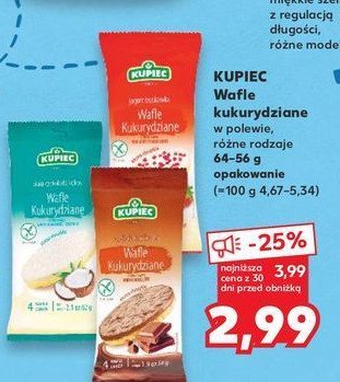 Wafle kukurydziane kokosowe Kupiec promocja