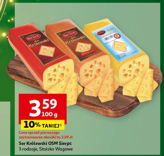 Ser królewski light Sierpc promocja w Auchan