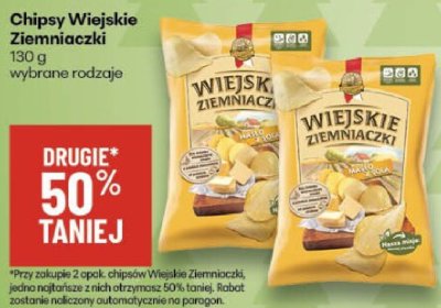 Chipsy Wiejskie Ziemniaczki promocja w Delikatesy Centrum