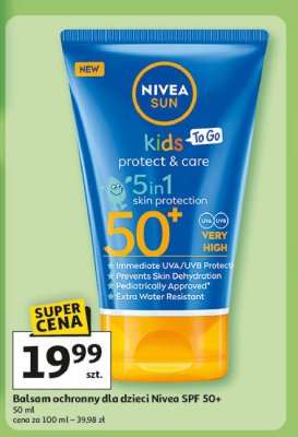 Balsam ochronny protect & play spf 50 Nivea sun kids promocja
