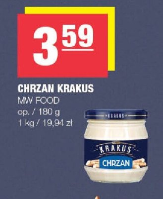 Chrzan Krakus MW Food promocja w SPAR