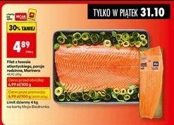 Filet z łososia atlantyckiego w plastrach promocja w Biedronka