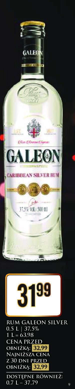 Rum Galeon silver promocja w Dino