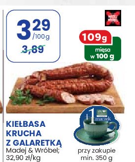 Kie艂basa krucha z galaretk膮 Madej & wr贸bel promocja