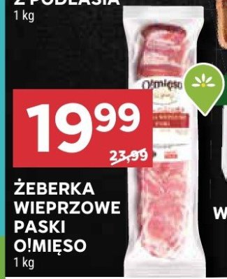 Żeberka wieprzowe paski Oimieso promocja w Stokrotka
