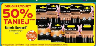 Baterie Duracell wybrane rodzaje promocja w POLOmarket