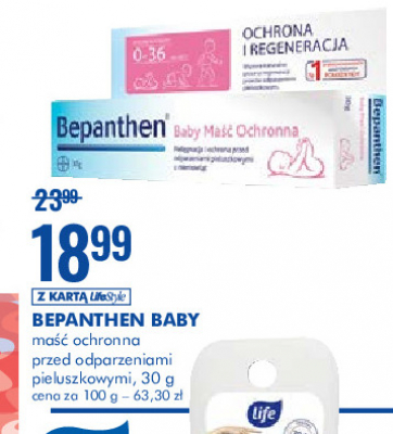 Maść ochronna i regeneracyjna dla dzieci i niemowląt Bepanthen baby promocja