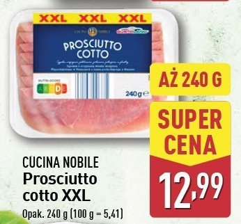 Szynka prosciutto cotto Cucina nobile promocja