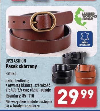 Pasek skórzany damski 85-95 cm Up2fashion promocja