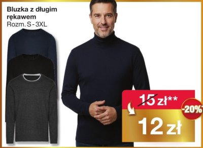 Bluzka z długim rękawem męska promocja w Woolworth