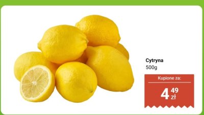 Cytryna 500 g promocja w Dino
