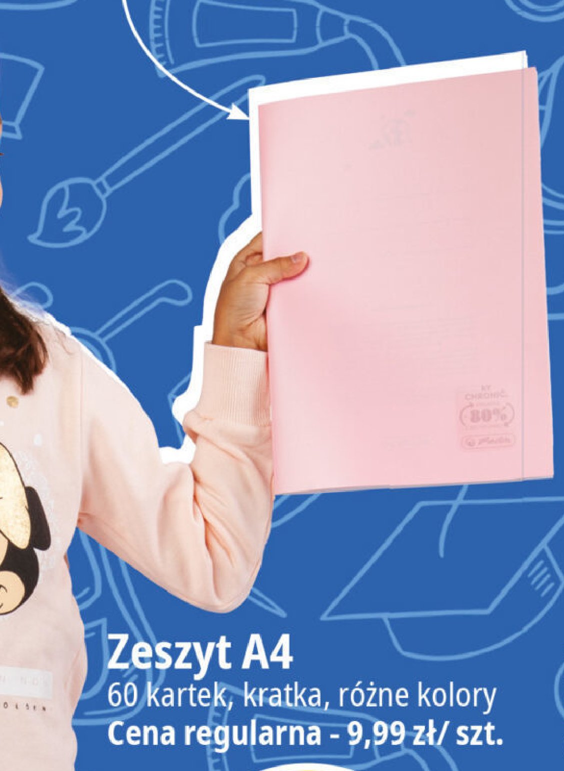 Zeszyt a4 60 kartek kratka Herlitz promocja