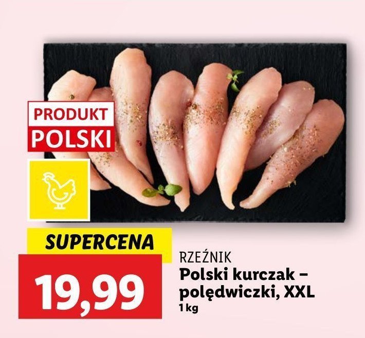 Polędwiczki z kurczaka Rzeźnik codzienna dostawa promocja w Lidl