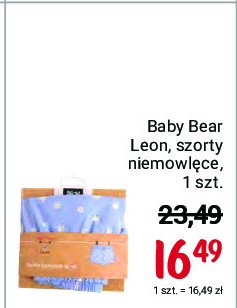 Szorty niemowlęce rozm. 62-68 Baby bear leon promocje