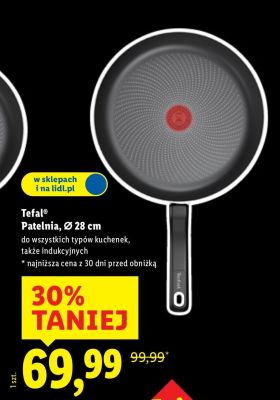 Patelnia Tefal Ø 28 cm promocja w Lidl