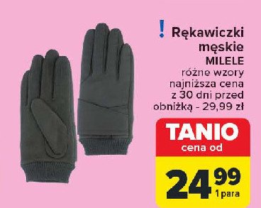 Rękawiczki męskie Milele promocja