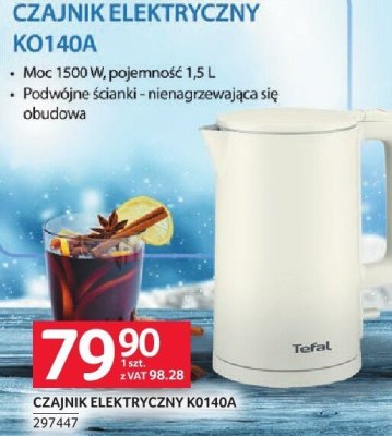 Czajnik elektryczny Tefal KO140A promocja w Selgros