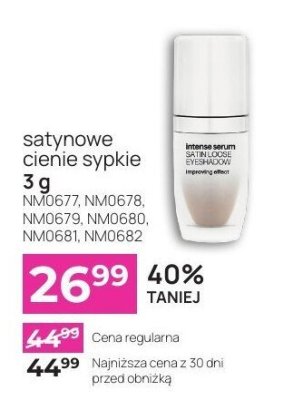 Satynowe cienie sypkie 3 g NM0677, NM0678, NM0679, NM0680, NM0681, NM0682 promocja w NEONAIL & NEO MAKE UP