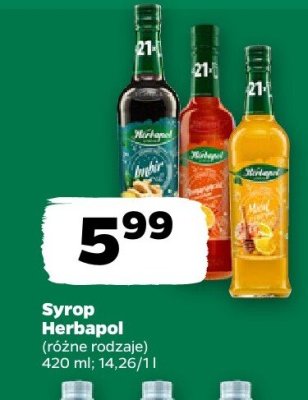 Syrop Herbapol różne rodzaje promocja w Netto