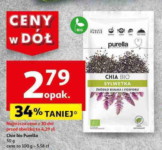 Chia siła Purella food promocja