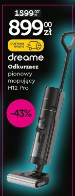 Odkurzacz pionowy mopujący H12 Pro promocja w Biedronka