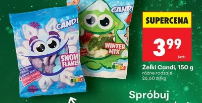 Żelki Candi różne rodzaje promocja w Biedronka