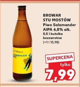 Piwo Browar stu mostów aipa promocja