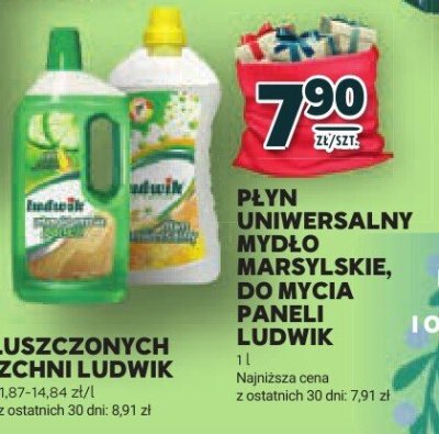 Płyn uniwersalny do mycia marsylskie, do mycia paneli Ludwik promocja w Stokrotka