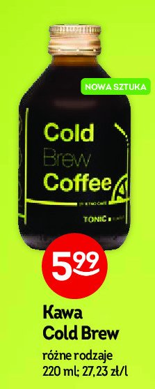 Kawa tonic Cold brew coffe by etno cafe promocja
