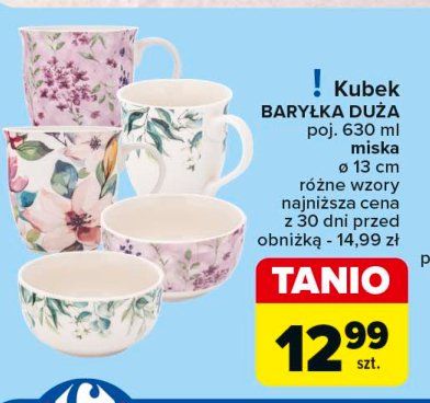 Kubek baryłka duża 630 ml promocja w Carrefour Market