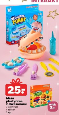 Masa plastyczna z akcesoriami Dentysta promocja w Netto