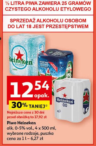 Piwo HEINEKEN SILVER promocja