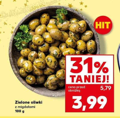 Zielone oliwki z migdałami 100 g promocja w Kaufland