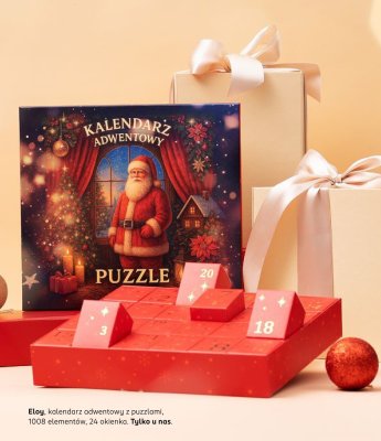 Kalendarz adwentowy z puzzlami promocja w Rossmann