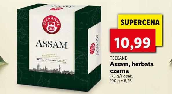 Herbata ekspresowa Teekanne assam promocja