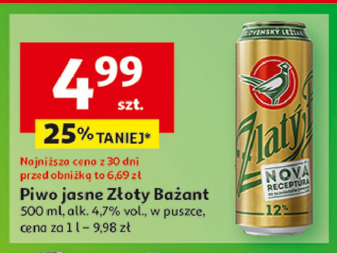 Piwo Złoty bażant promocja