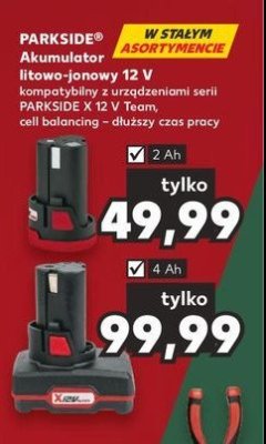 Akumulator litowo-jonowy 12v 2ah Parkside promocja