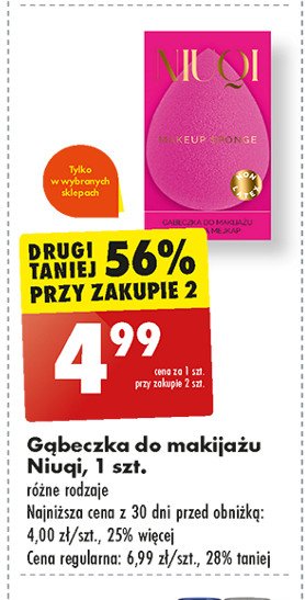 Gąbka do makijażu Niuqi promocja