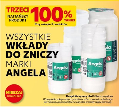 Wkłady do zniczy promocja w Kaufland