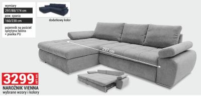 Narożnik VIENNA promocja w Merkury Market