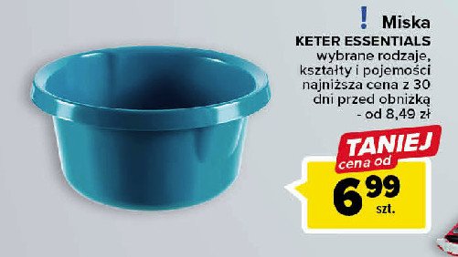 Miska essential 16 l Keter promocja