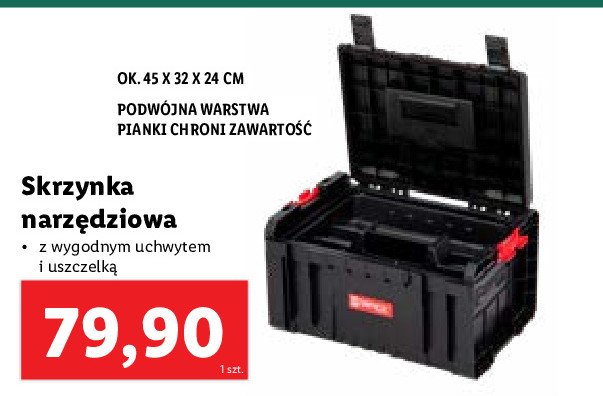Skrzynka narzędziowa pro 45 x 32.2 x 24 cm Qbrick system promocja
