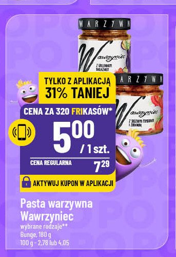 Pasta z suszonymi pomidorami i żurawiną Wawrzyniec promocja